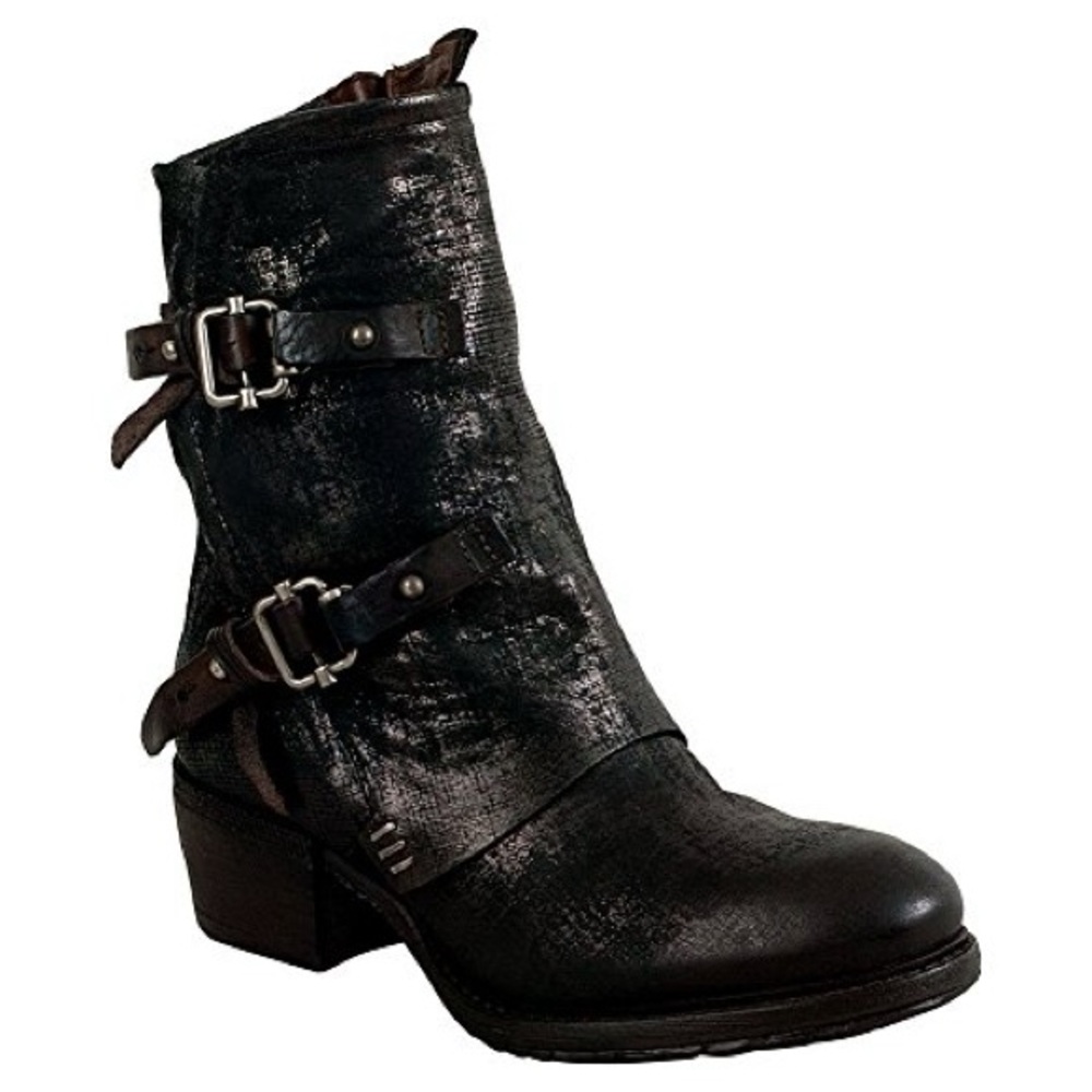 NWB Size 39 A.S.98 Metallic CHILLY boots